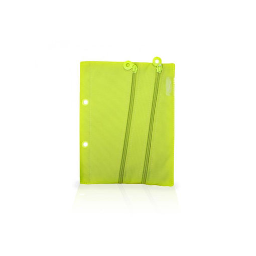 Picture of PENCIL CASE FOR RING FILE FLUO YELLOW
